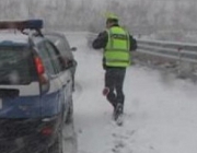 Scontro tra due mezzi pesanti  sulla SS 77. Nessuna conseguenza per i conducenti.