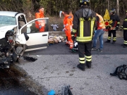 Schianto sulla provinciale 101. Interviene l&rsquo;eliambulanza
