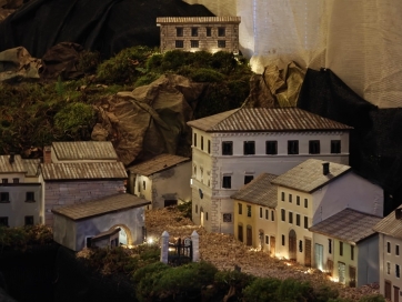 Inaugura a Fiastra il presepe artistico, "Lungo gli argini del tempo"