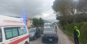 Tamponamento a catena tra tre auto e file lungo la 361 &ldquo;Septempedana&rdquo;