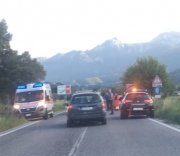 Incidente a Sarnano, l'automobilista va via