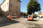San Severino si rif&agrave; il look. Interventi a marciapiedi, strade, fiume, e molto altro