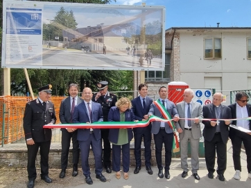 Al via il cantiere della ricostruzione della nuova caserma di Pieve Torina