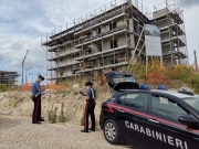Controlli a tappeto dei carabinieri nei cantieri della ricostruzione