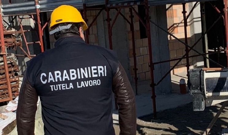 Camerino controlli nei cantieri: due denunciati e diecimila euro di sanzioni