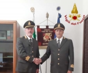 Avvicendamento al comando dei vigili del fuoco di Macerata: Caprarelli succede a Giangiobbe