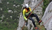 Brutto incidente per un escursionista