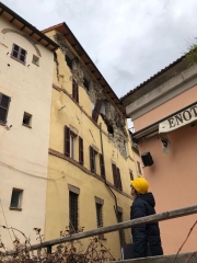 Camerino- Completate le verifiche in'zona rossa'. Rilevate criticit&agrave; su alcune strutture gi&agrave; messe in sicurezza. FOTO