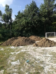 Work in progress per un'area polivalente a Muccia. Un altro gesto di solidariet&agrave;