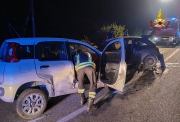 Scontro tra 3 auto a Sfercia. Attivato l'elisoccorso. Dieci le persone coinvolte
