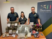 Le Fiamme Gialle sequestrano oltre 36 chili di stupefacente, un arresto e una denuncia